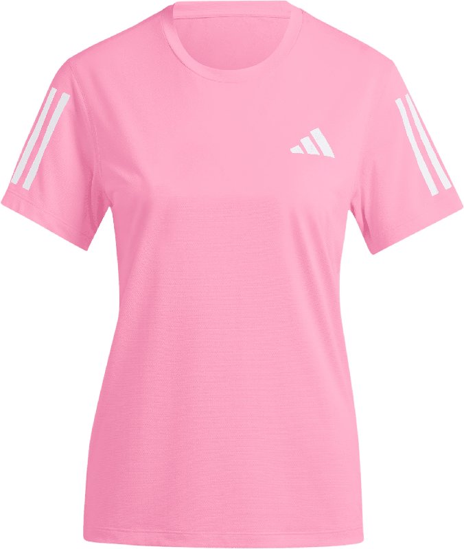 adidas RUN Event Short Sleeve Women's Running Top in Pink