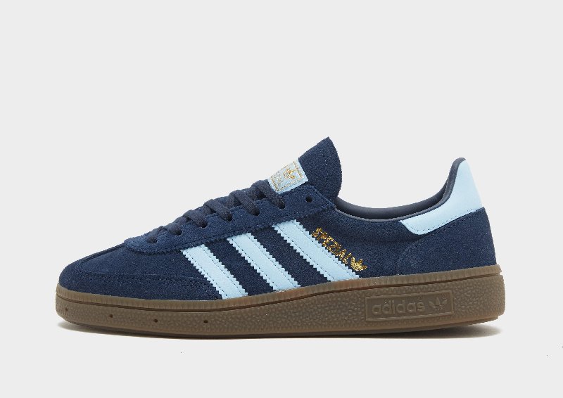 adidas Originals Handball Spezial Junior Trainers in Collegiate Navy and Clear Sky