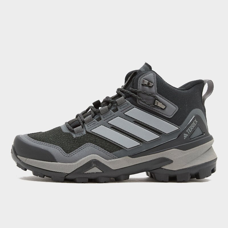adidas Women’s Skychaser GORE-TEX® Mid Hiking Shoes, Core Black / Grey Three / Grey Six