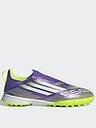 Adidas Junior F50 League Laceless Astro Turf Football Boots - Purple
