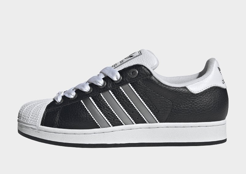 adidas Originals Superstar II Lentic Trainers in Black