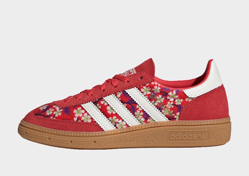 adidas Handball Spezial X Liberty London Junior Shoes in Red Floral Print