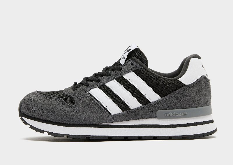 Adidas Originals ZX 500 Sneakers in Core Black, Footwear White and Carbon