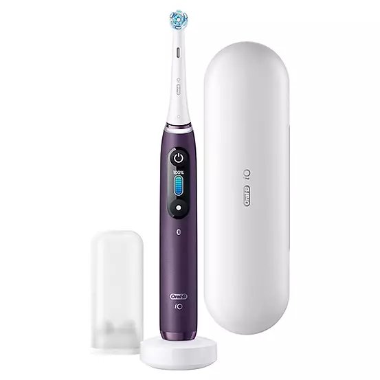 Oral-B iO Series 8 Electric Toothbrush in Purple with Ultimate Clean Brush Head