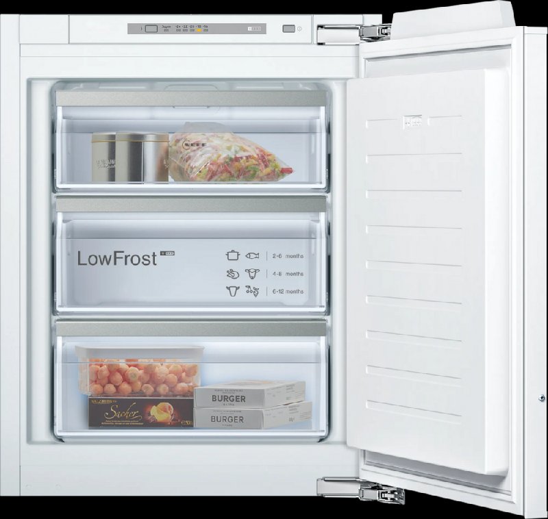 Neff GI1113FE0 Integrated Low Frost Freezer, 72 Litre Capacity, E Energy Rating