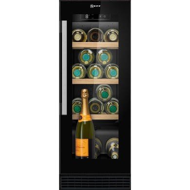 Neff KU9202HF0G 21 Bottle Capacity Single Zone Built-In Wine Cooler - Black