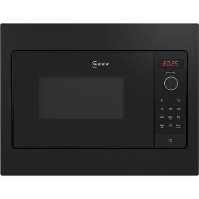Neff N30 HLAWG25S3B 20L 800W Built-in Microwave Oven in Black