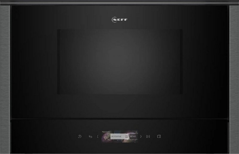 Neff NR4WR21G1B N70 Built-In Microwave in Graphite Grey with 21L Capacity