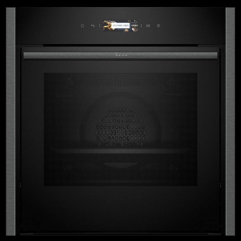 Neff N70 B54CR71G0B 71L Slide & Hide Built-In Electric Oven in Graphite Grey