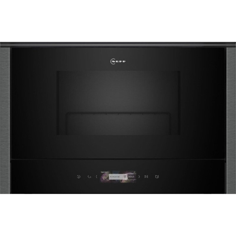 Neff NL4GR31G1B N70 Grey Built-In Microwave with Grill, 21L, 900W