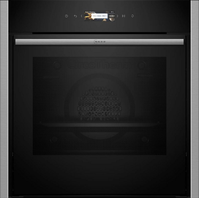 Neff N70 Slide and Hide B54CR31N0B Stainless Steel Single Oven - 71L Capacity