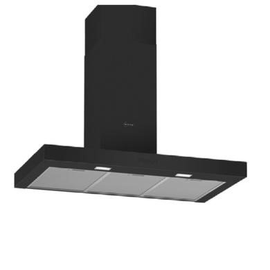 Neff D62BBC0S0B N30 Black Chimney Cooker Hood - 60cm Width - 365 m³/h Extraction