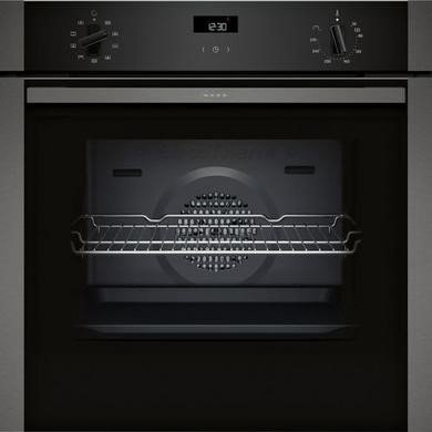 Neff N50 B1ACE4AG3B 71L Built-In Electric Single Oven in Graphite Grey