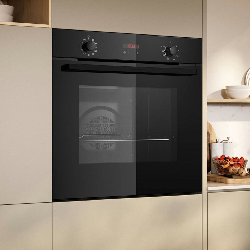 Neff N30 B2DCG7AK3B 71L Built-In Electric Single Oven - Black