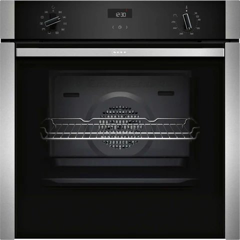 Neff B3ACE4AN3B Slide & Hide 71L Built-In Single Oven in Stainless Steel