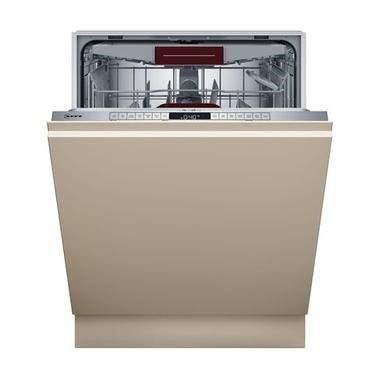 Neff N50 S155HVX00G Fully Integrated Dishwasher with Smart Wi-Fi, 14 Place Settings, Silver