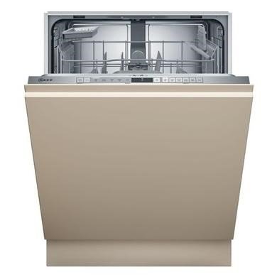 Neff N30 Integrated Dishwasher with Smart Wi-Fi, D-Rated, 13 Place Settings, Silver Control Panel