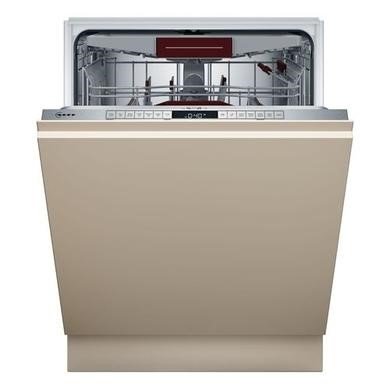 Neff N70 Integrated Dishwasher with Smart Wi-Fi, Zeolith Drying, 14 Place Settings, Silver Control Panel