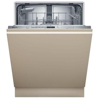 Neff N30 S153HTX02G Integrated Dishwasher with Smart Wi-Fi, 13 Place Settings, Silver Control Panel