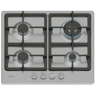 Neff T26GKH8N0 Stainless Steel 4-Zone Gas Hob with Wok Burner