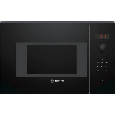 Bosch Series 4 BFL523MB0B Built-In 20L 800W Solo Microwave in Black