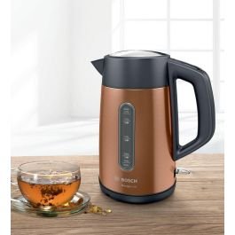 Bosch TWK4P439GB Traditional Kettle, 1.7 Litre Capacity, Copper Finish