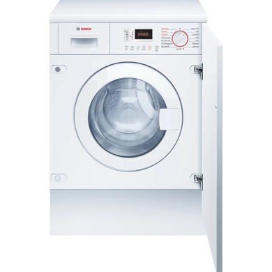 Bosch Series 4 Integrated Washer Dryer - 7kg Wash, 4kg Dry, White, Model WKD28352GB
