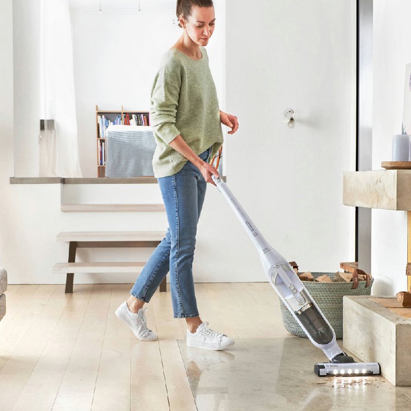 Bosch Serie 4 Flexxo 28V Cordless Upright Vacuum Cleaner with 50-Minute Run Time
