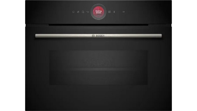 Bosch Series 8 Built-In Combination Microwave Oven - Black, 45 Litre, CMG7241B1B