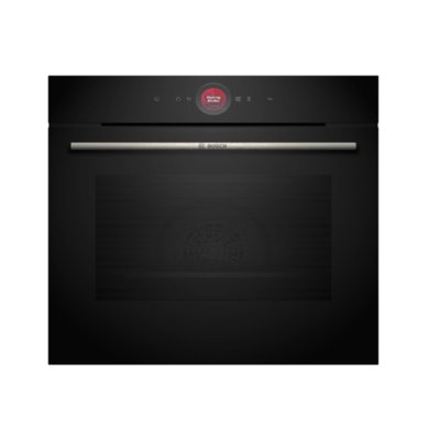 Bosch Series 8 HBG7341B1B Black Built-In Single Electric Oven, 71L Capacity, A+ Energy Rating