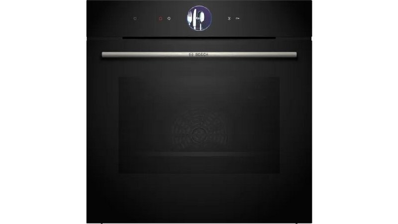 Bosch Series 8 HBG7764B1B Black Built-In Electric Single Oven, 71L, A+ Energy Rating