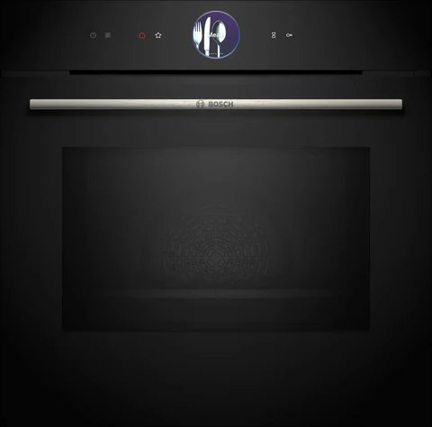 Bosch Series 8 HMG7764B1B Black Built-in Electric Single Oven with Microwave and Air Fry