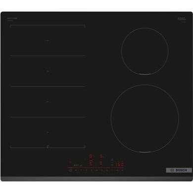 Bosch Series 6 60cm 4 Zone Induction Hob with FlexInduction in Black