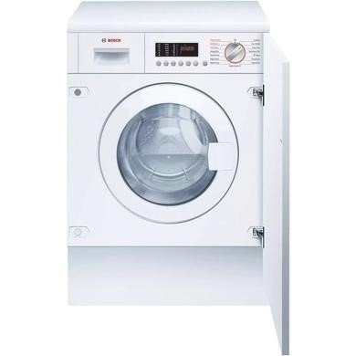 Bosch Series 6 Integrated Washer Dryer, 7kg Wash 4kg Dry, 1400rpm, White, Model WKD28543GB