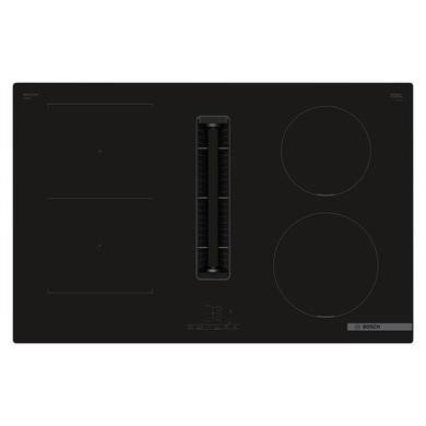 Bosch Series 4 PVS811B16E 80cm 4 Zone Venting Induction Hob with Combi Zone in Black