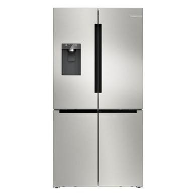 Bosch Series 6 574 Litre Four Door Freestanding Fridge Freezer in Brushed Steel