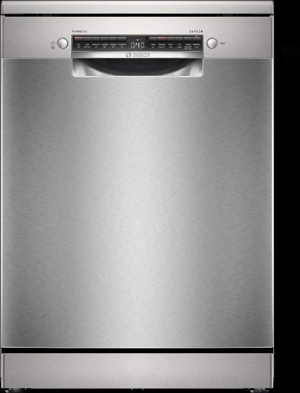 Bosch Series 6 SMS6ZCI10G Freestanding Dishwasher in Silver, 14 Place Settings
