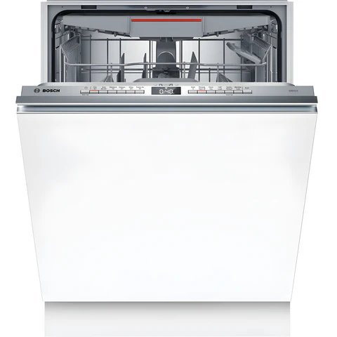 Bosch Series 4 Integrated Dishwasher with Smart Wi-Fi, D-Rated, Silver Control Panel, 14 Place Settings