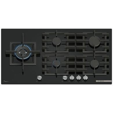 Bosch Series 6 PPM9A6I40 Black Gas Hob, 90cm with 5 Cooking Zones
