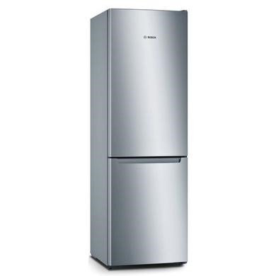 Bosch Series 2 KGN33NLEBG Stainless Steel Fridge Freezer - 282L Total Capacity, No Frost
