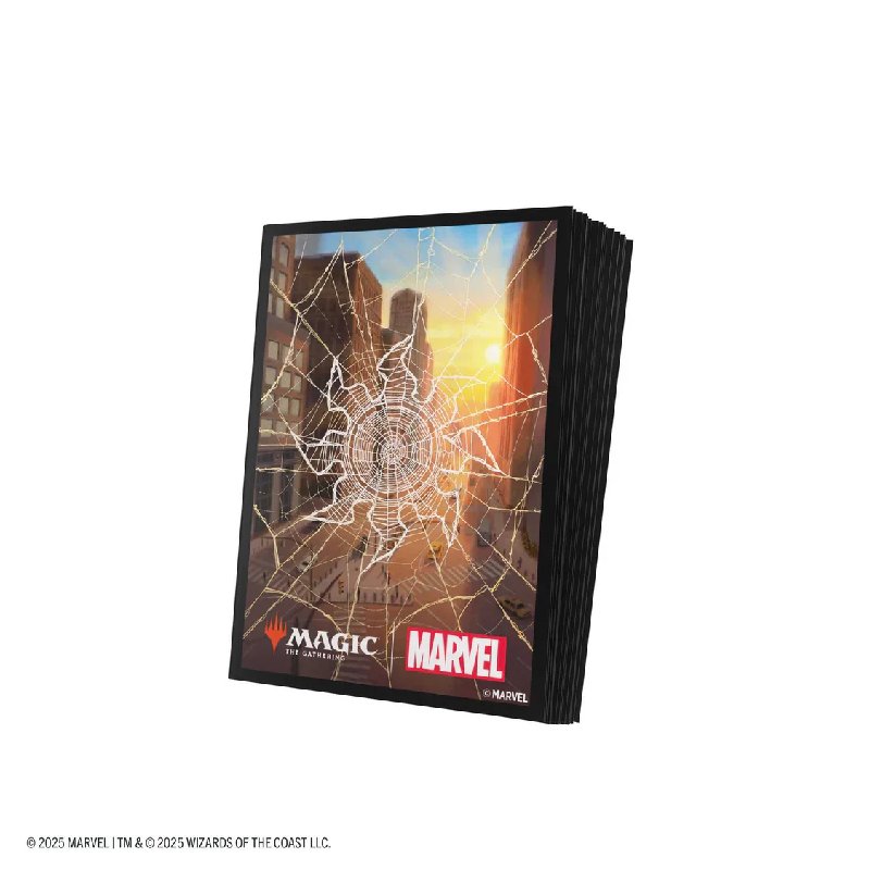 Gamegenic Magic: The Gathering Marvel's Spider-Man Premium Art Sleeves - Plains, 105 Count