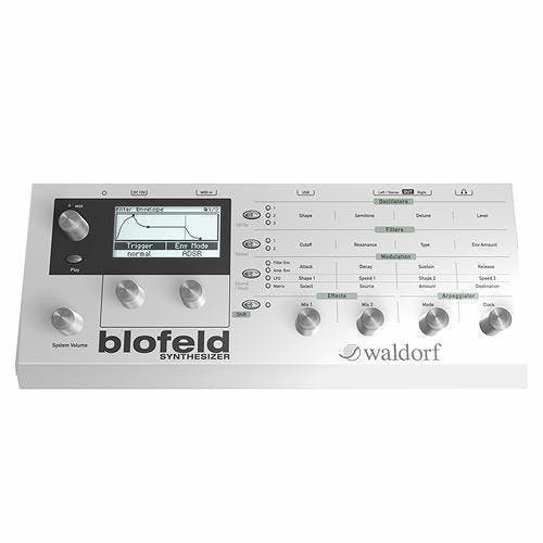 Waldorf Blofeld White Synth Module with Waldorf Edition Software