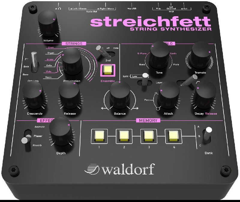 Waldorf Streichfett String Synthesizer (Desktop Digital Synth)