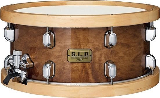 Tama S.L.P. Classic Maple Snare Drum 14"x6.5" with Wood Hoops in Sienna