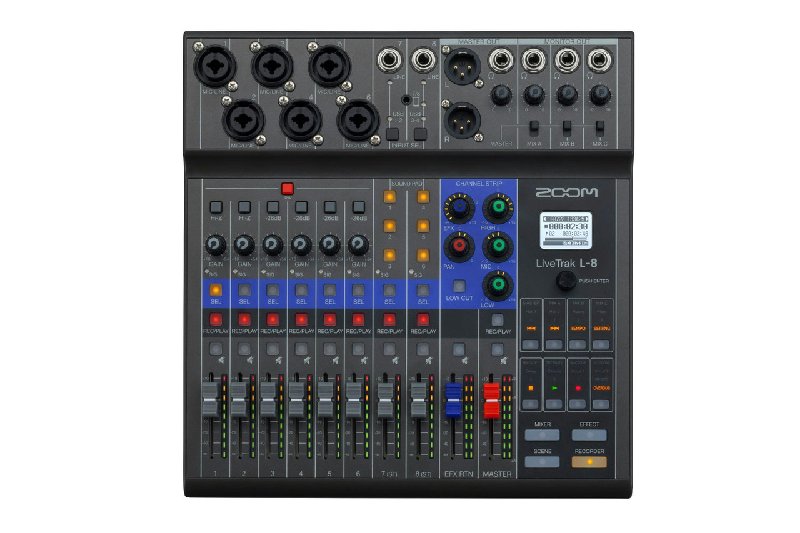Zoom LiveTrak L-8 Digital Mixer and Recorder