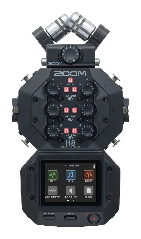 Zoom H8 Handy Recorder with XYH-6 Microphone Capsule