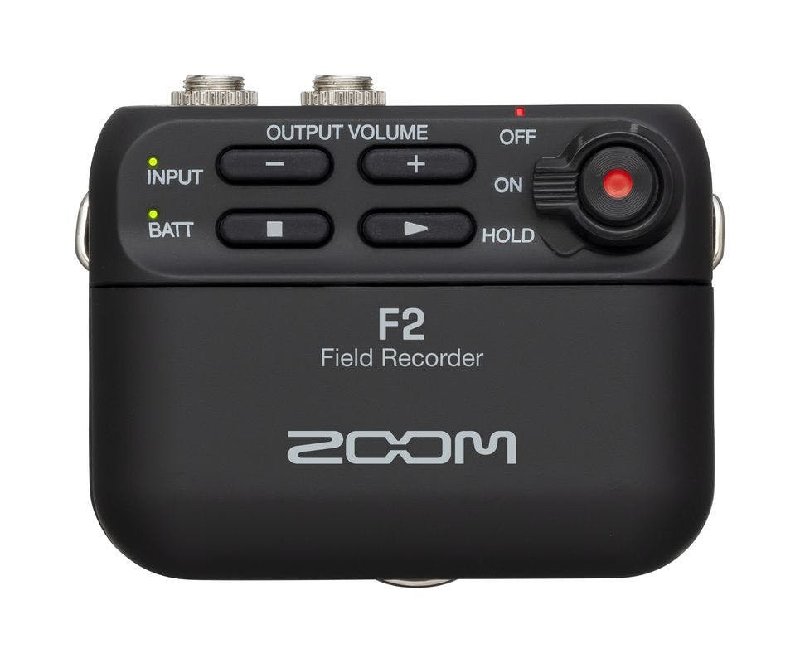 Zoom F2 Compact Field Recorder with LMF-2 Lavalier Microphone
