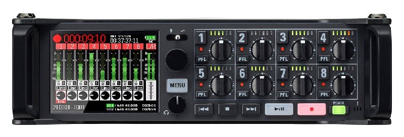 Zoom F8n Pro 32-Bit Float Multitrack Field Recorder