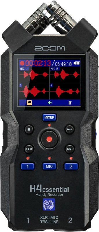 Zoom H4e Portable Handy Recorder with 32-bit Float Recording