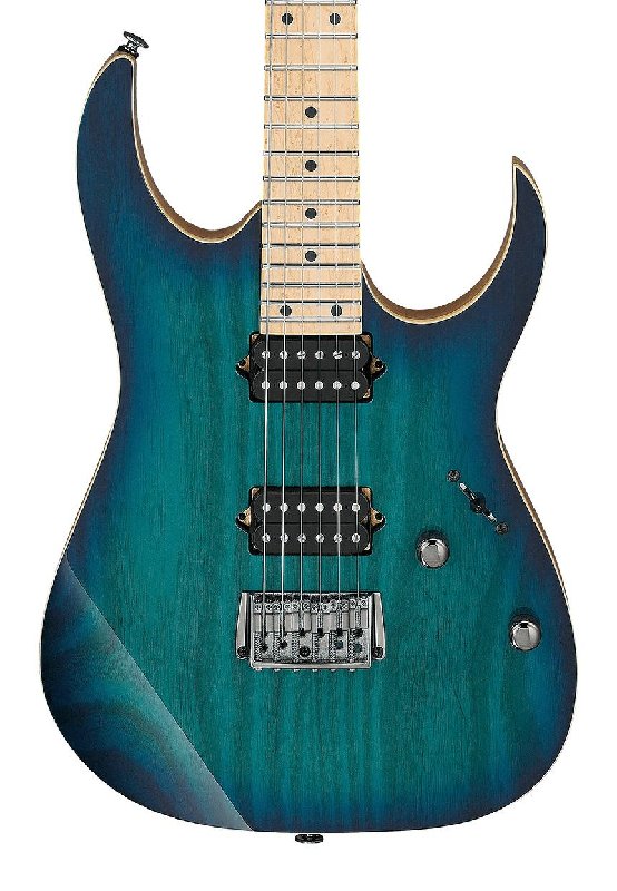 Ibanez RG652AHMFX RG Prestige Electric Guitar in Nebula Green Burst